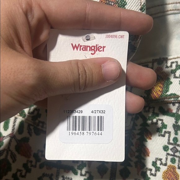 NWT Wrangler High-Rise Fierce Flare Floral Print Jeans 4/32 - Picture 10 of 10